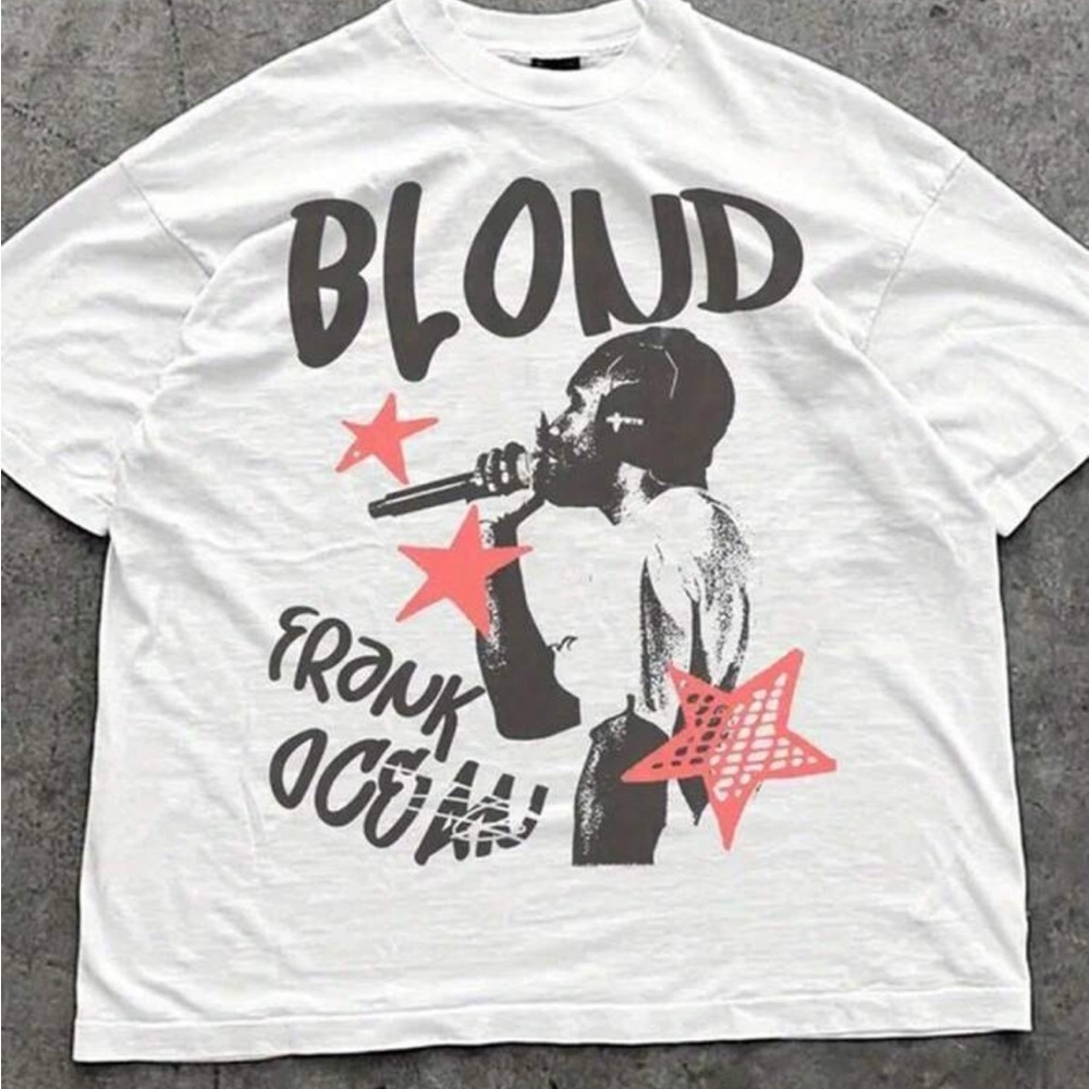 Graphic T-Shirt with Blond Print